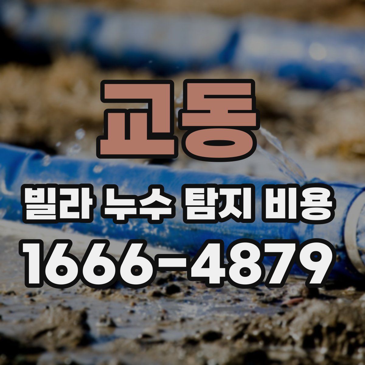 교동 빌라 누수 탐지 비용