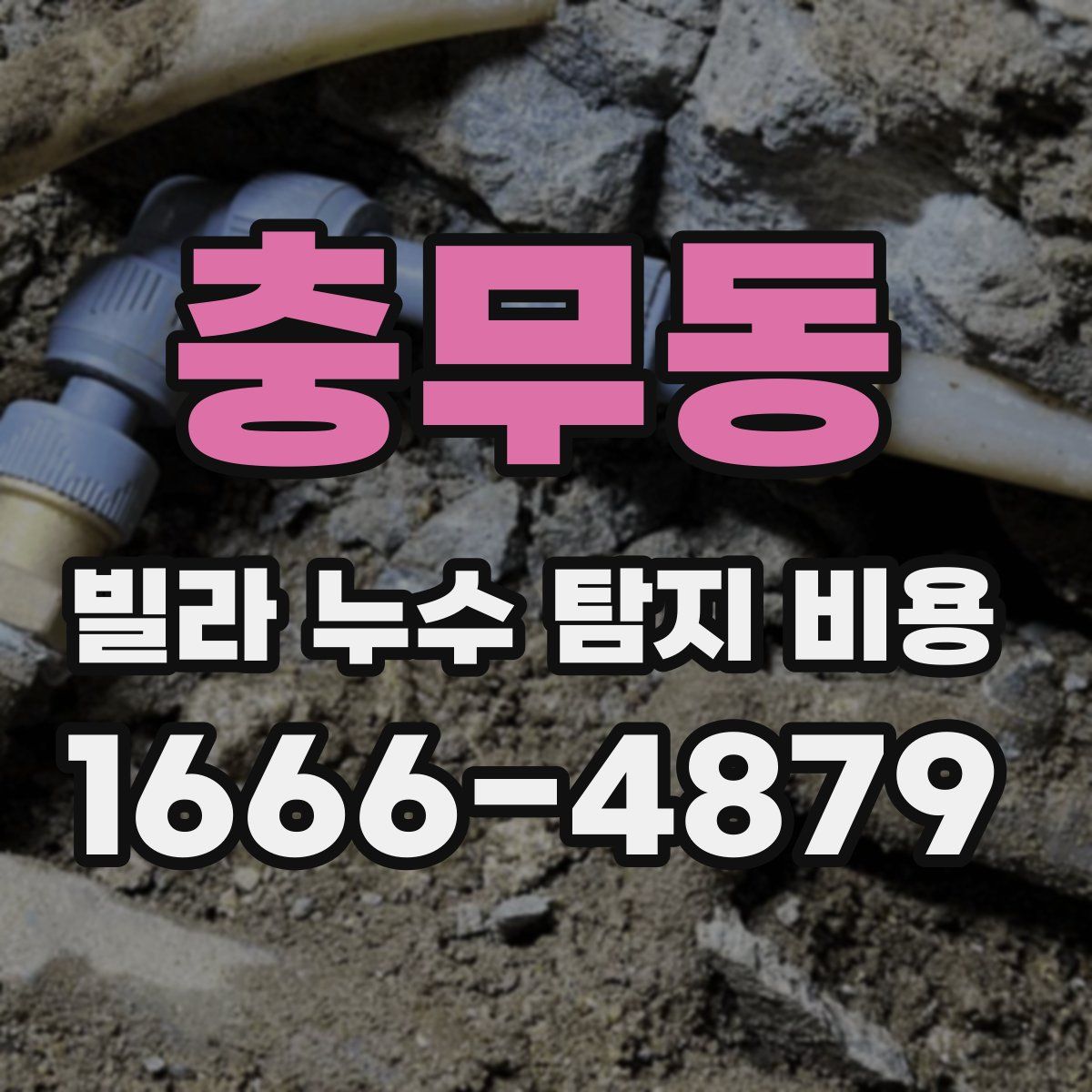 충무동 빌라 누수 탐지 비용