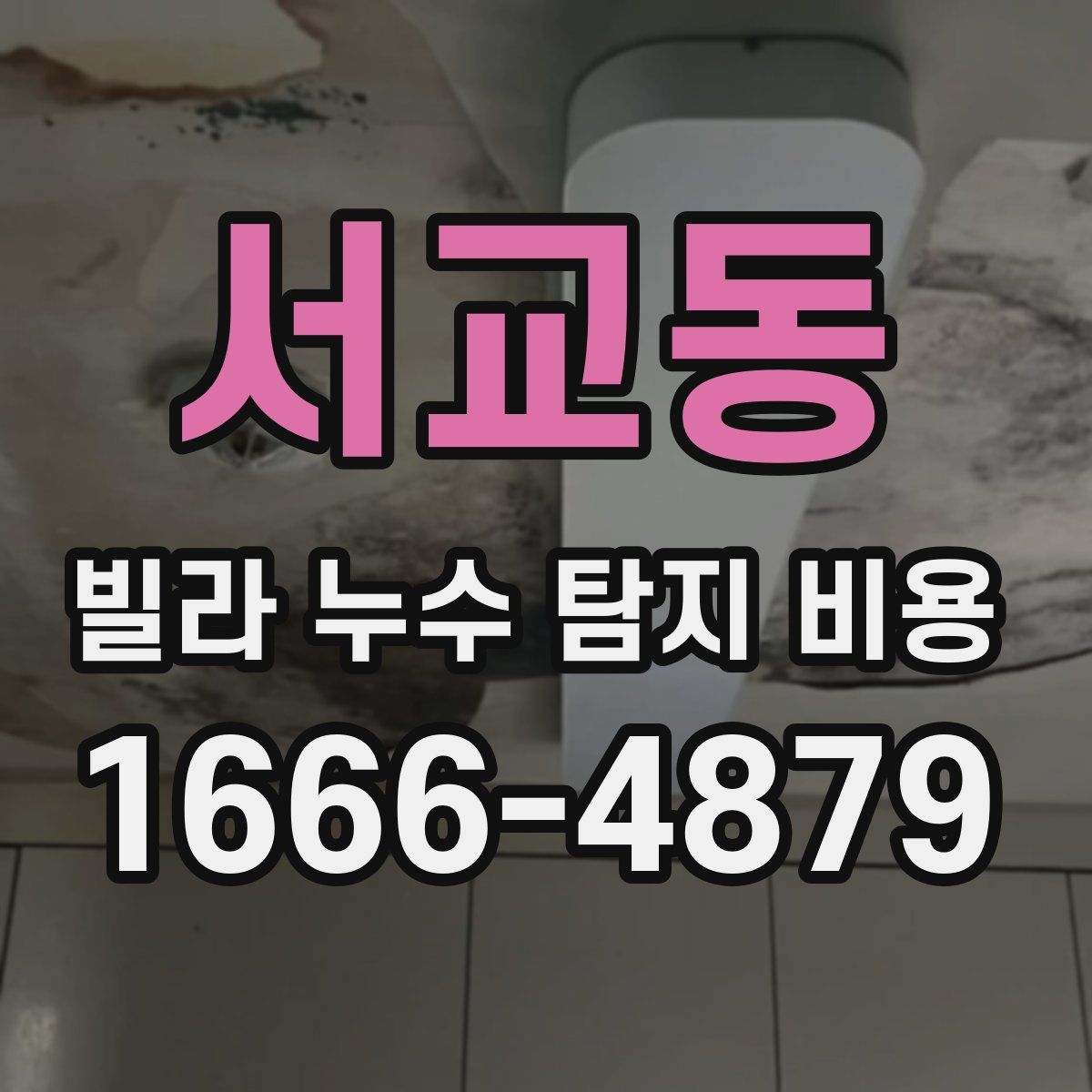 서교동 빌라 누수 탐지 비용