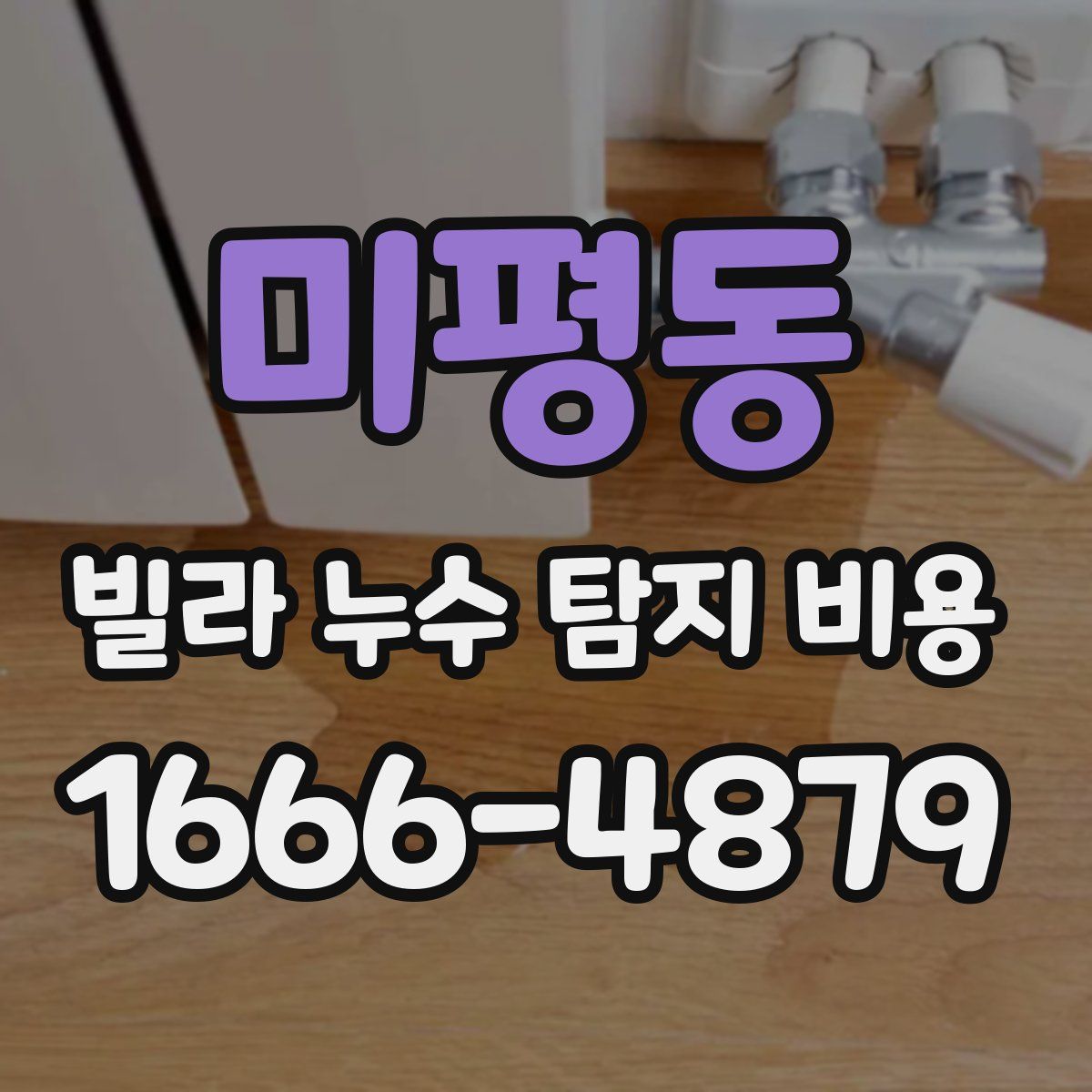 미평동 빌라 누수 탐지 비용