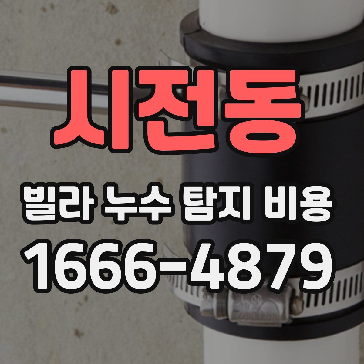 시전동 빌라 누수 탐지 비용