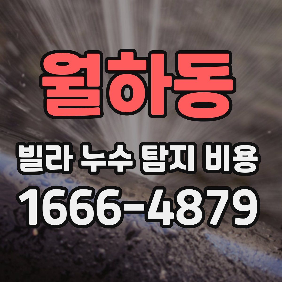월하동 빌라 누수 탐지 비용
