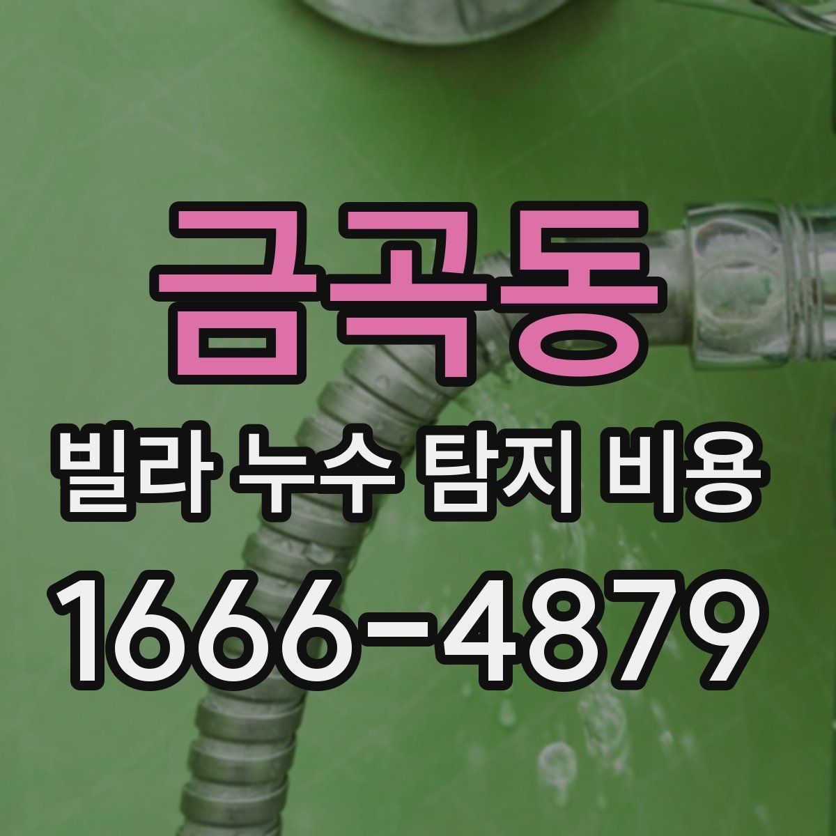 금곡동 빌라 누수 탐지 비용