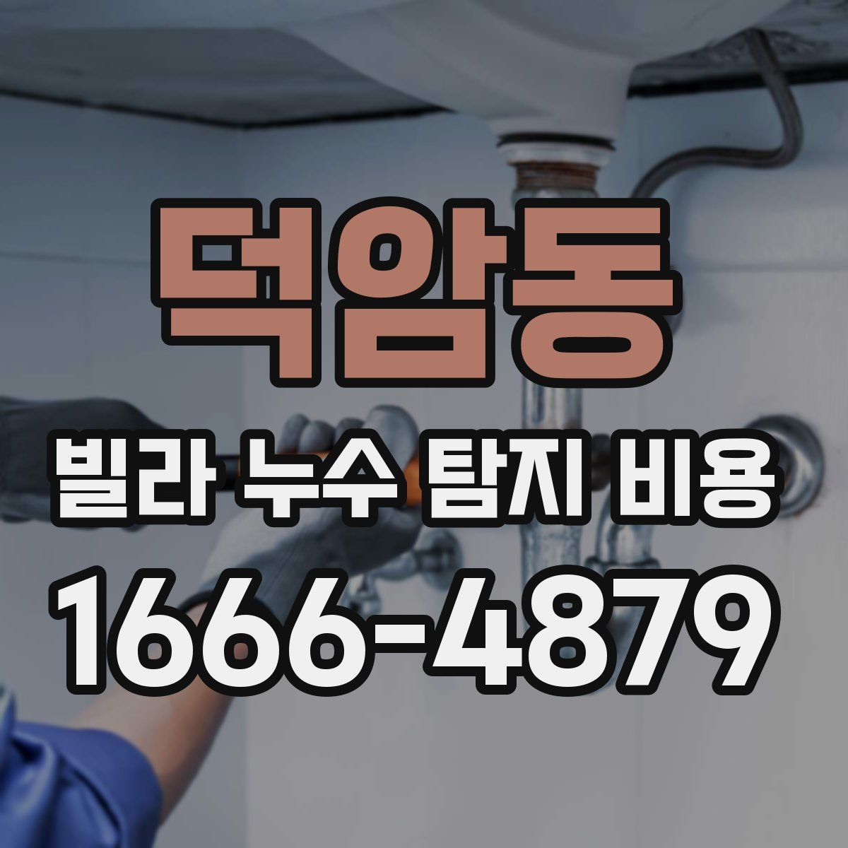 덕암동 빌라 누수 탐지 비용