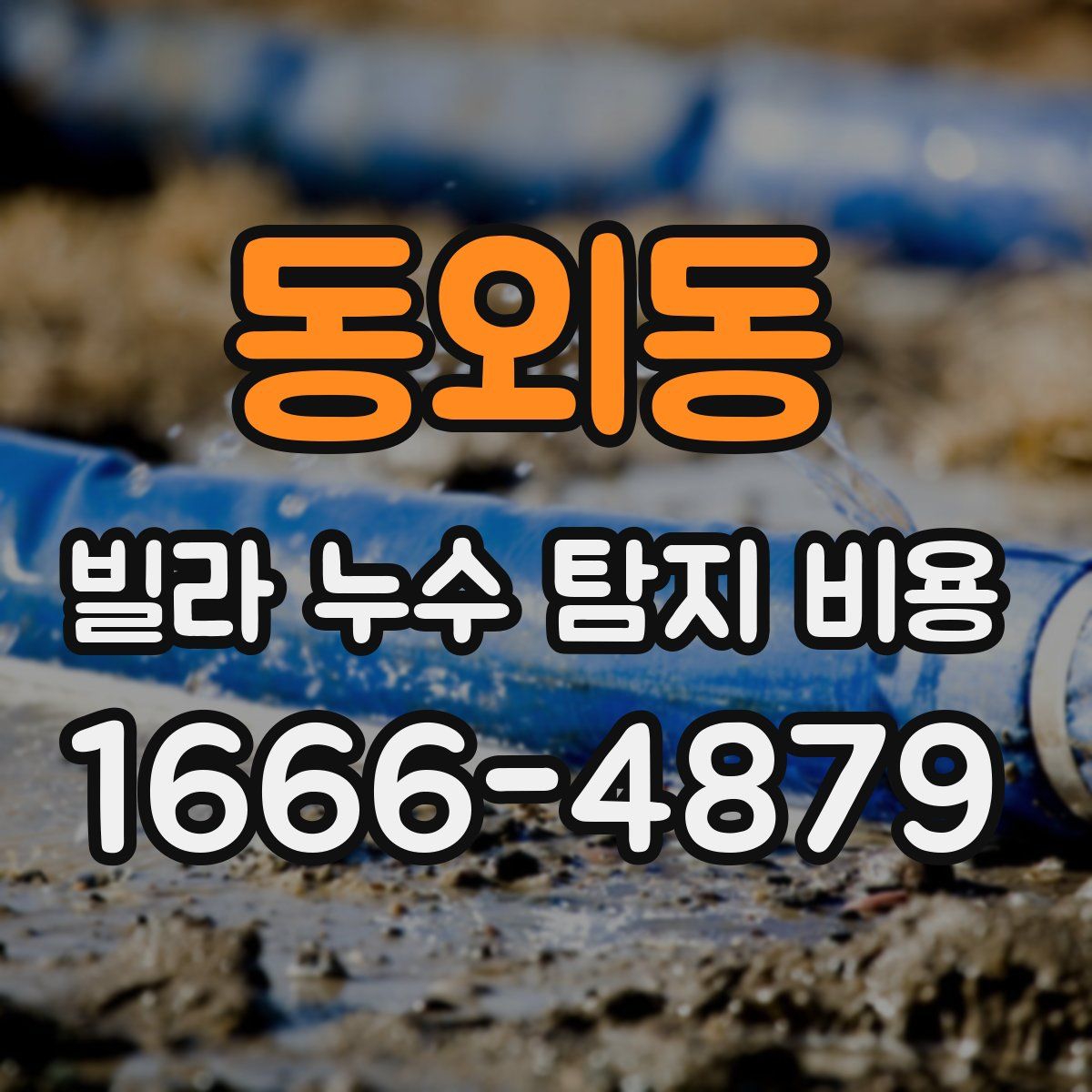 동외동 빌라 누수 탐지 비용