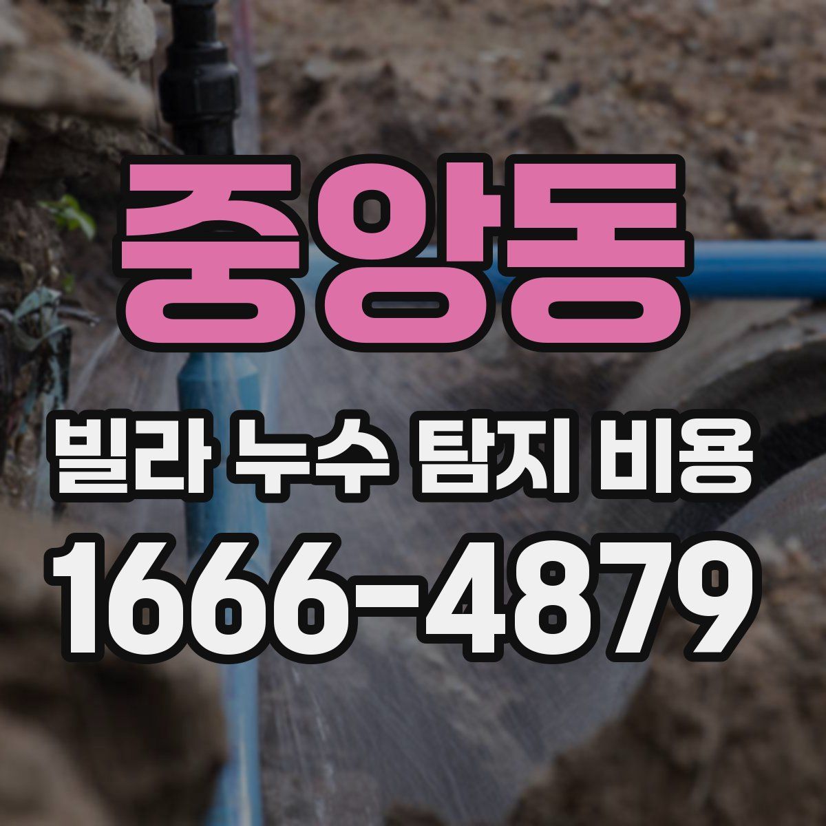 중앙동 빌라 누수 탐지 비용