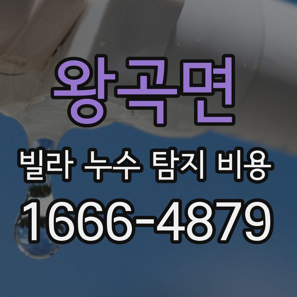 왕곡면 빌라 누수 탐지 비용