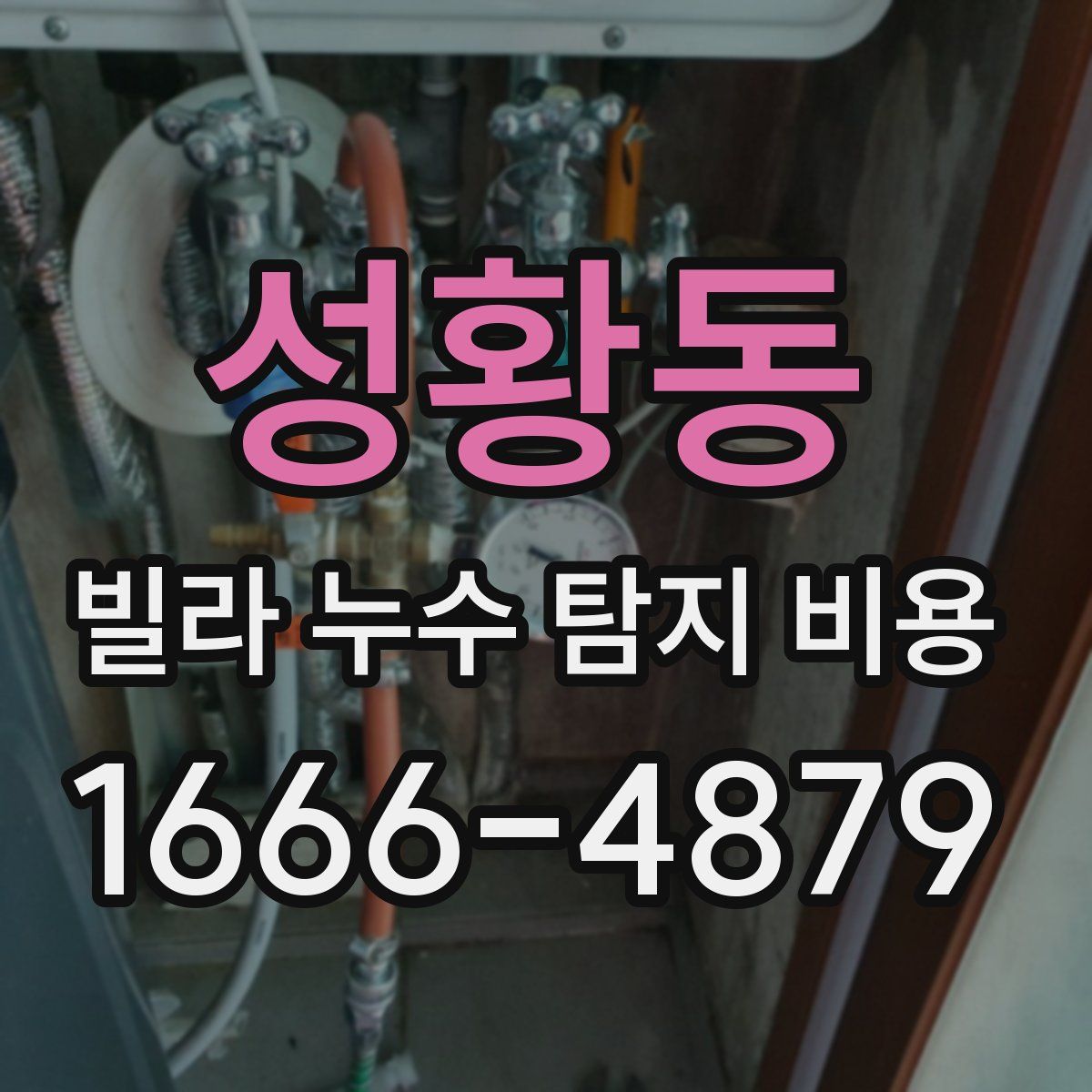 성황동 빌라 누수 탐지 비용