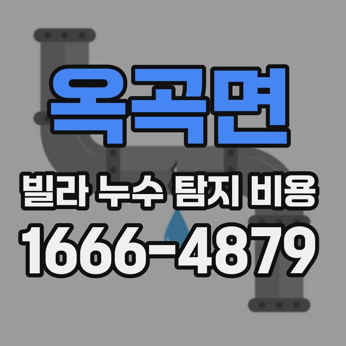 옥곡면 빌라 누수 탐지 비용