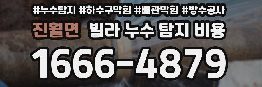 진월면 빌라 누수 탐지 비용