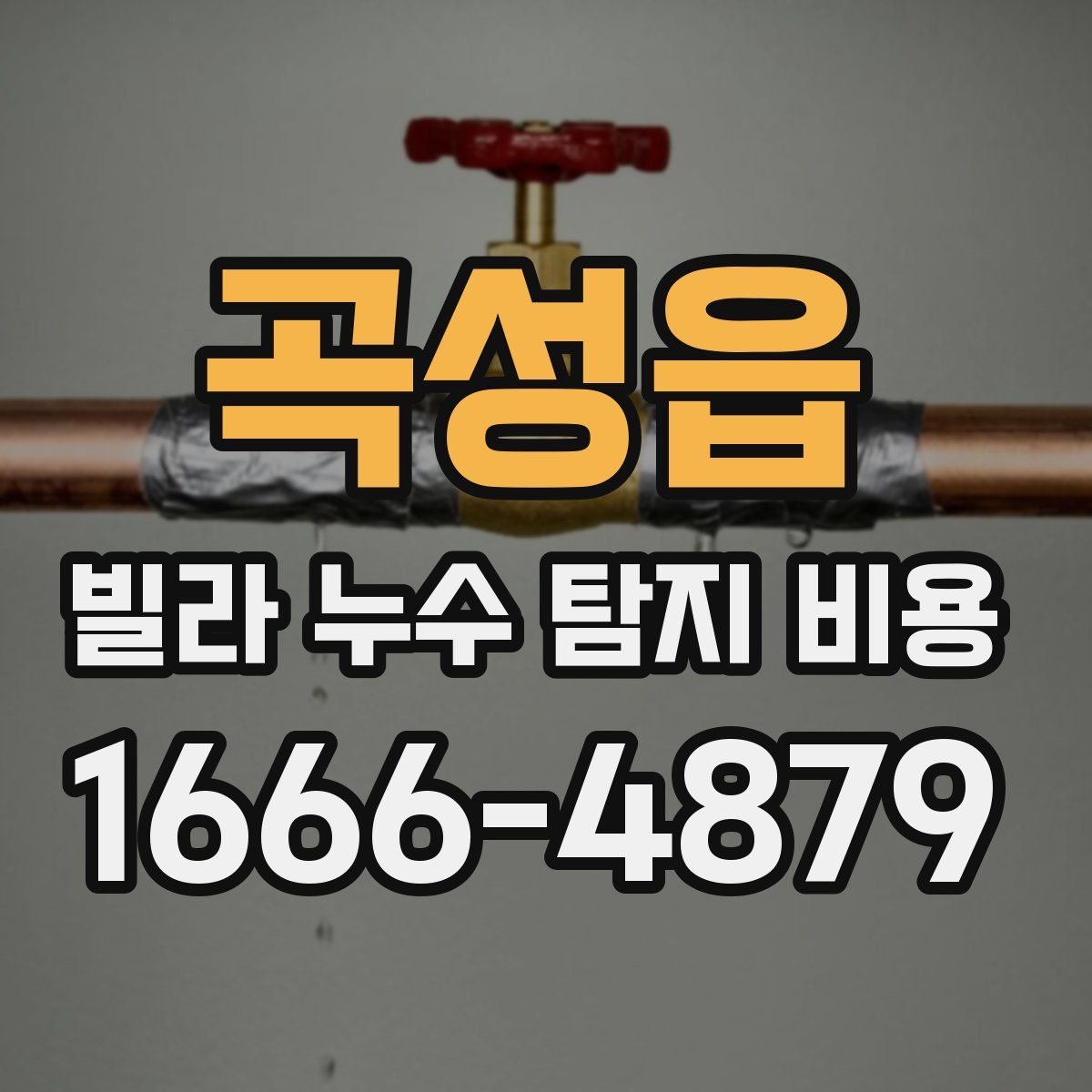 곡성읍 빌라 누수 탐지 비용