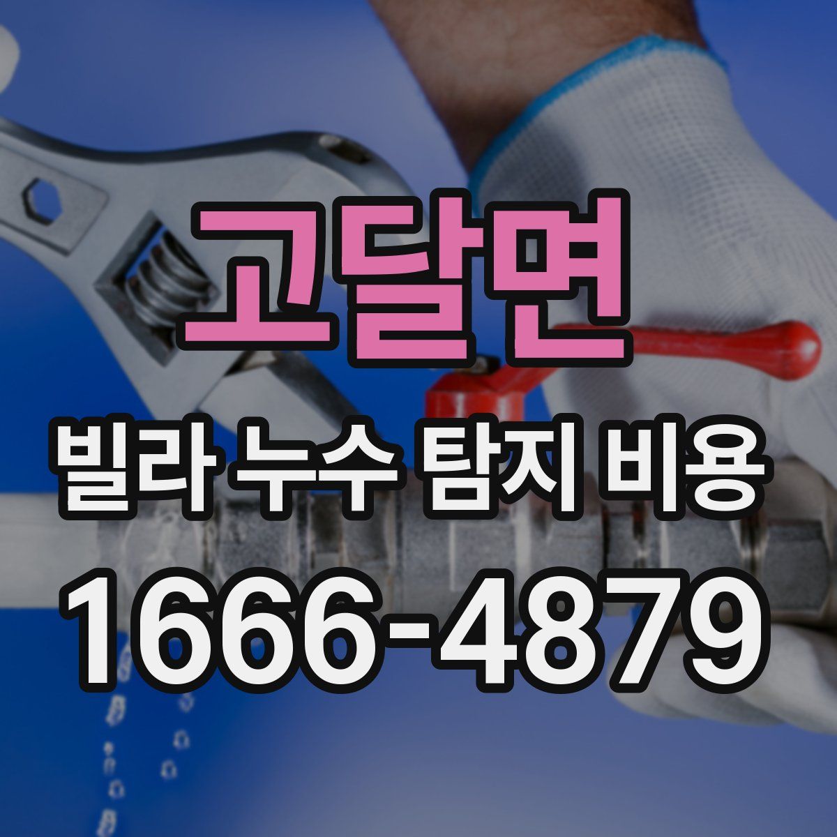 고달면 빌라 누수 탐지 비용