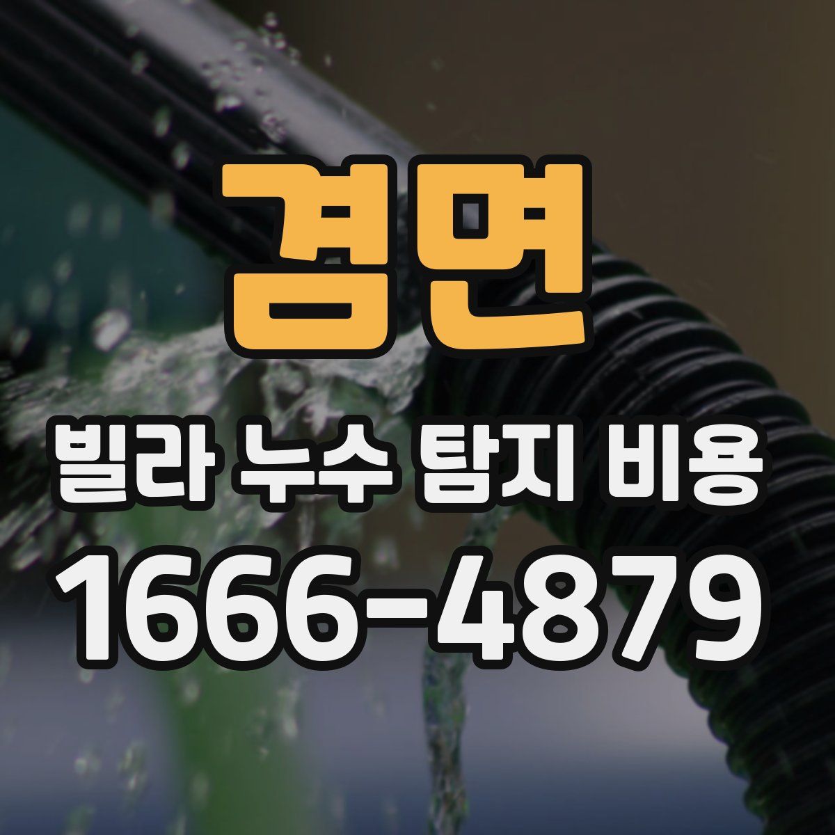 겸면 빌라 누수 탐지 비용