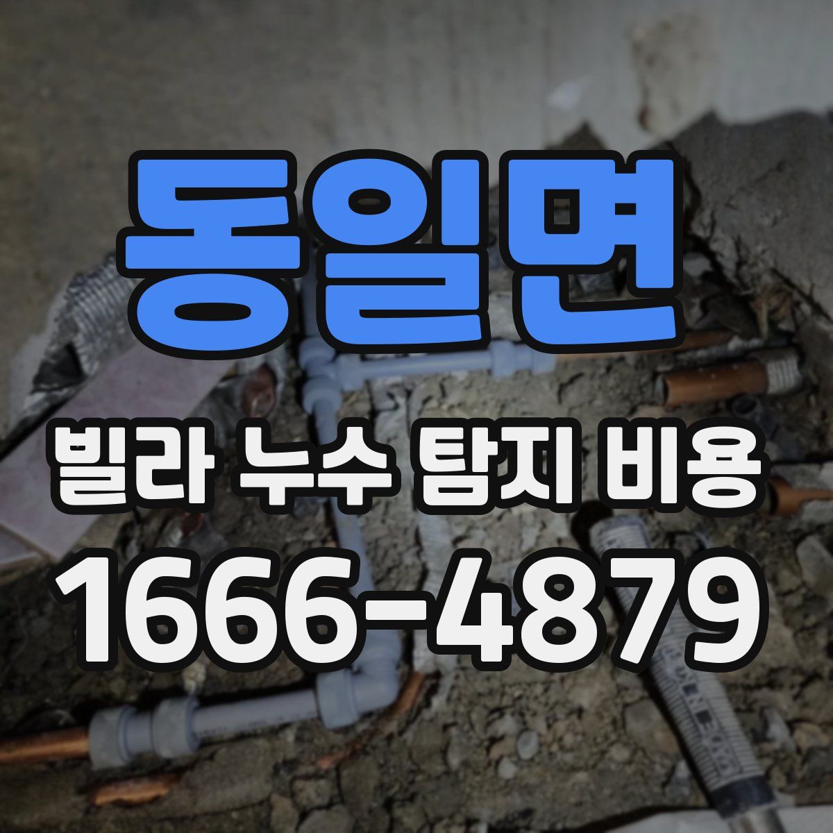동일면 빌라 누수 탐지 비용