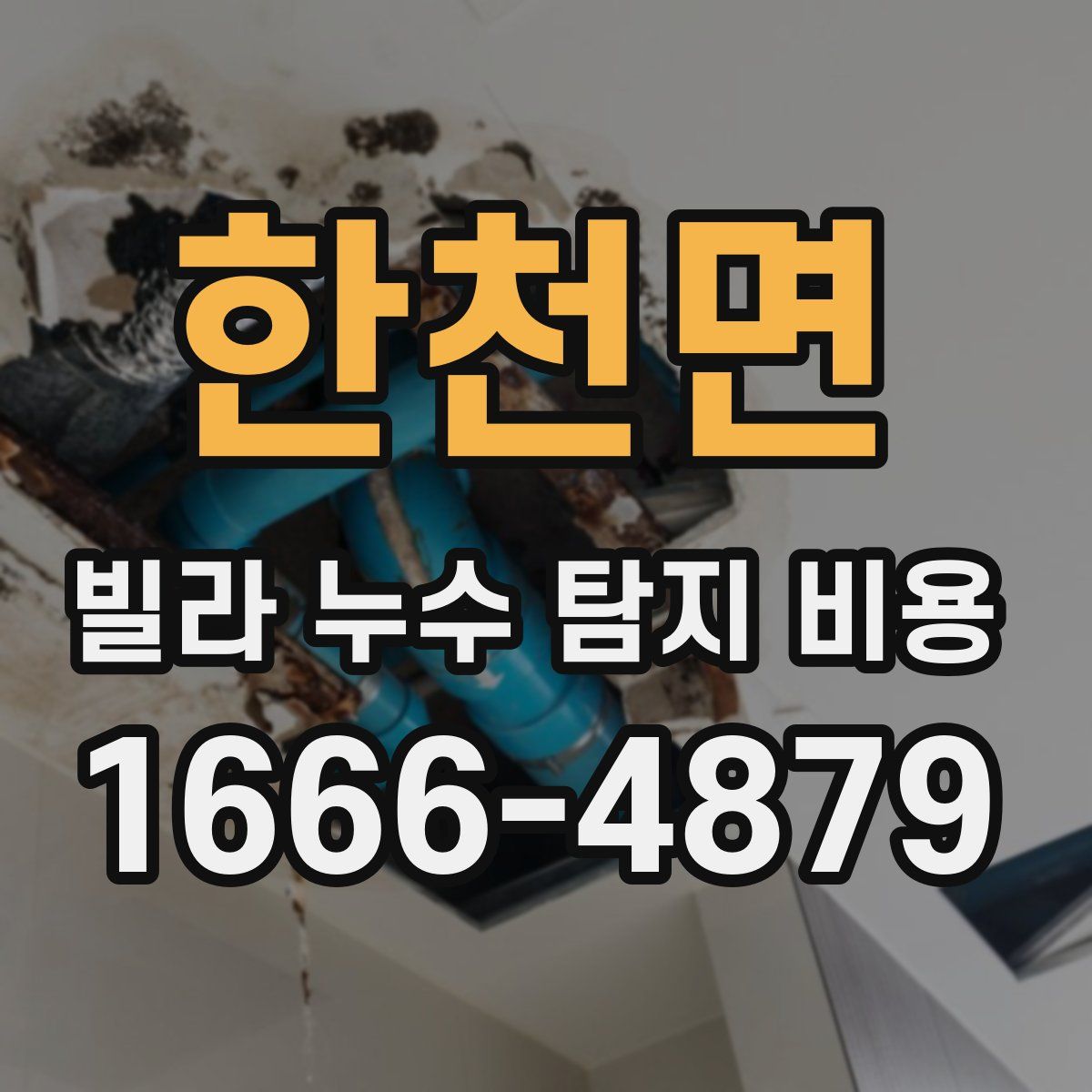 한천면 빌라 누수 탐지 비용
