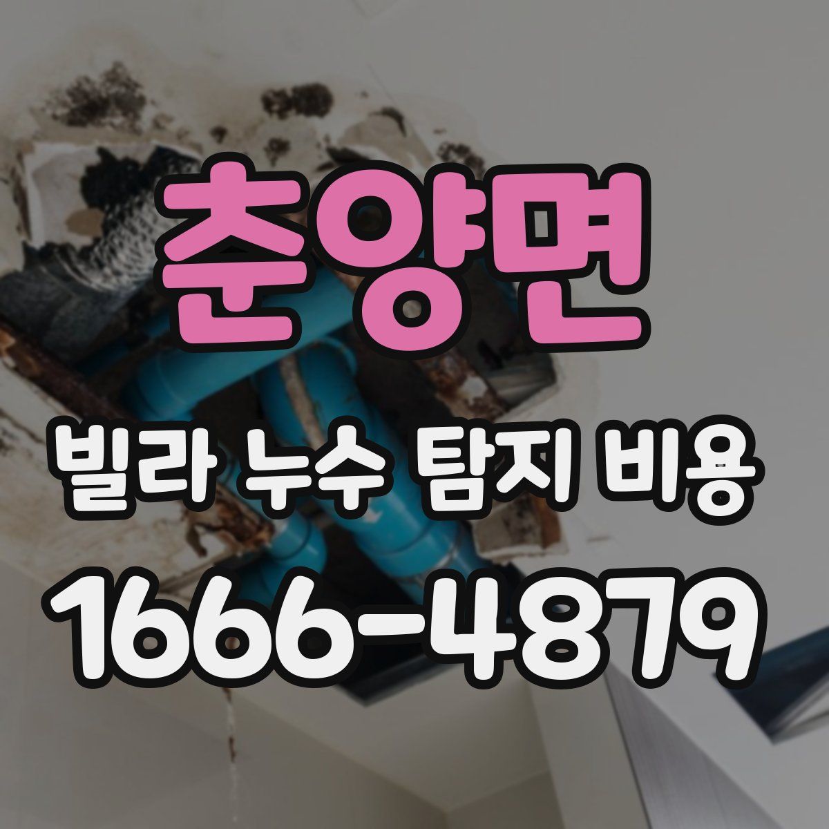 춘양면 빌라 누수 탐지 비용