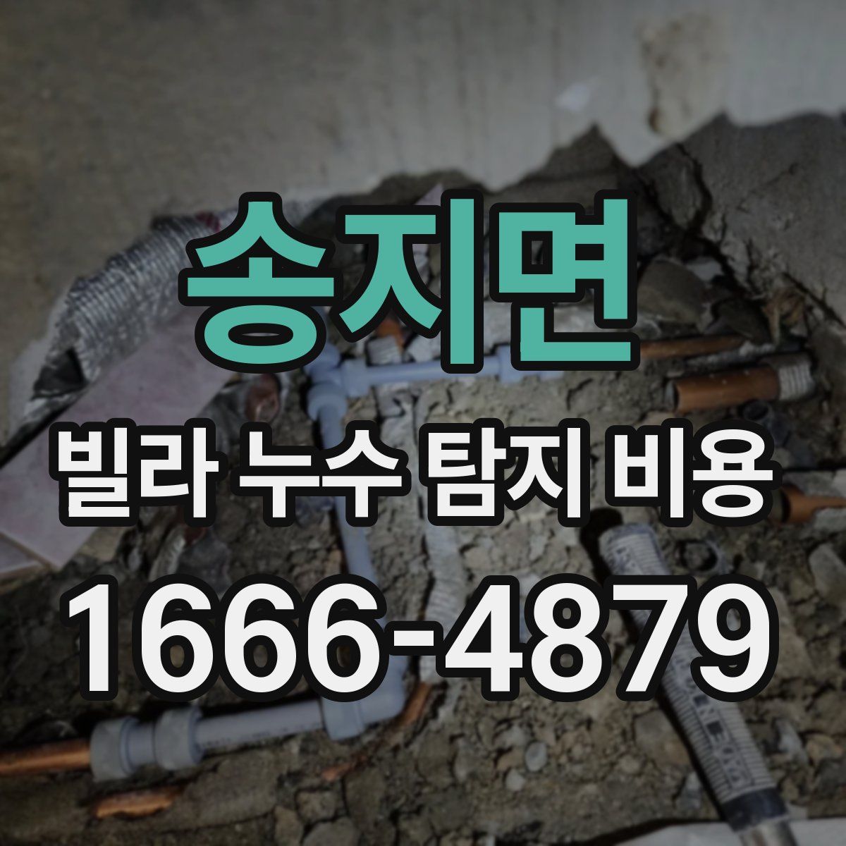 송지면 빌라 누수 탐지 비용