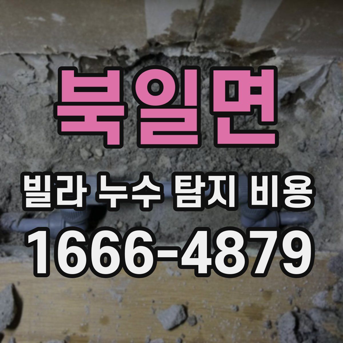 북일면 빌라 누수 탐지 비용