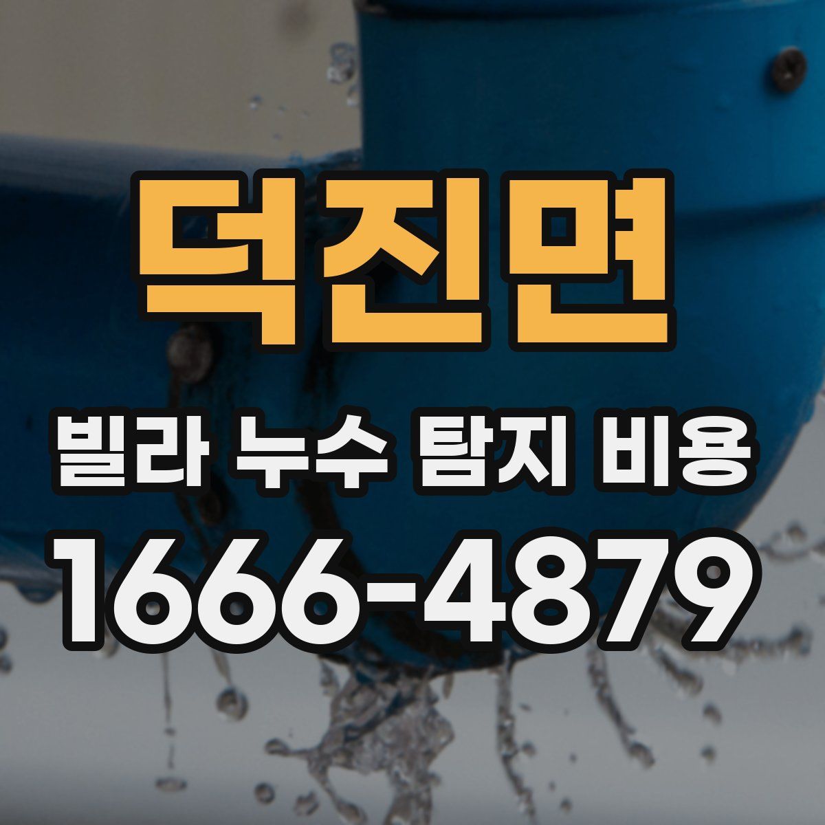 덕진면 빌라 누수 탐지 비용