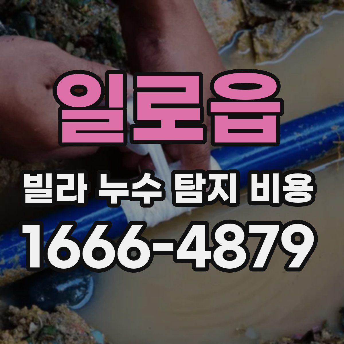 일로읍 빌라 누수 탐지 비용