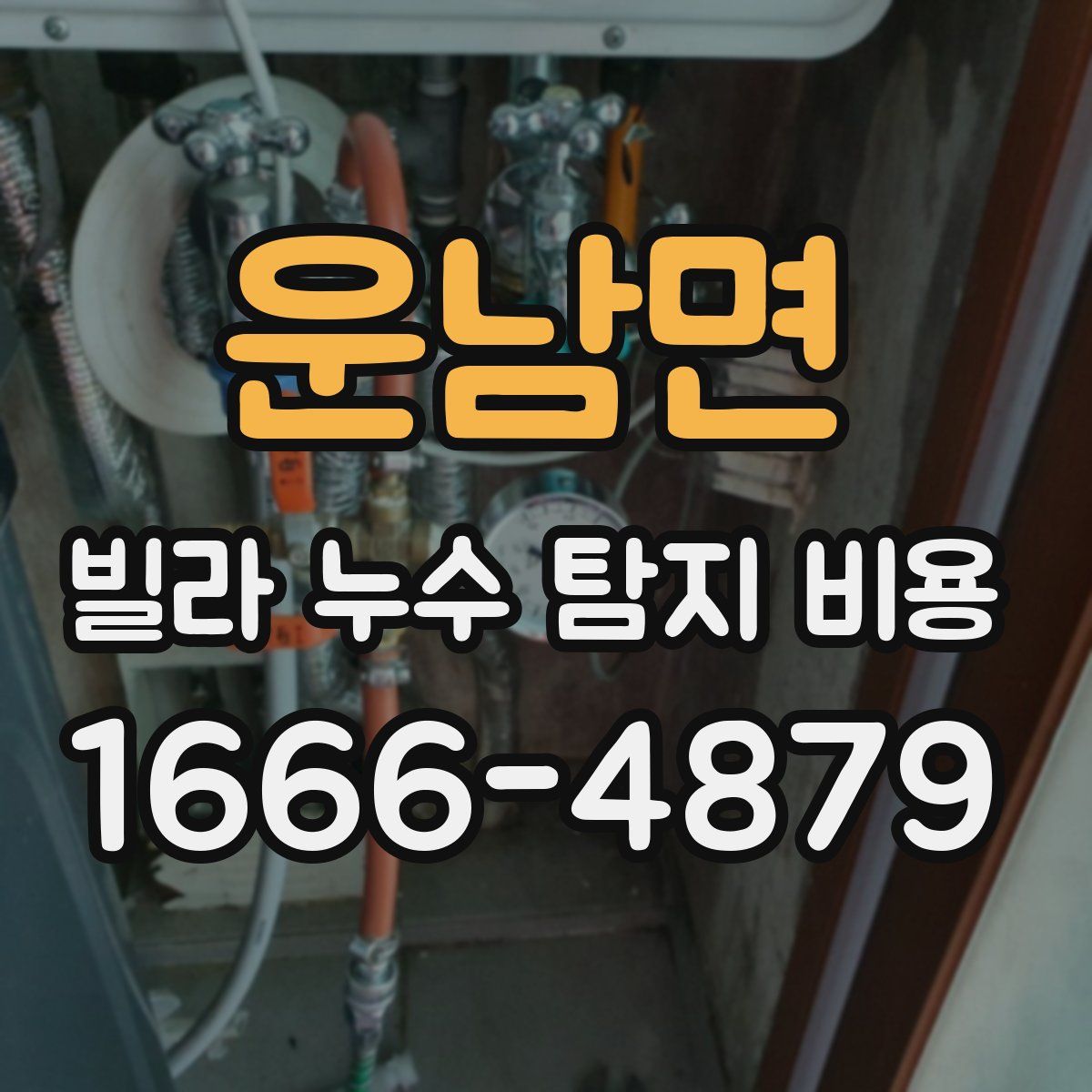 운남면 빌라 누수 탐지 비용