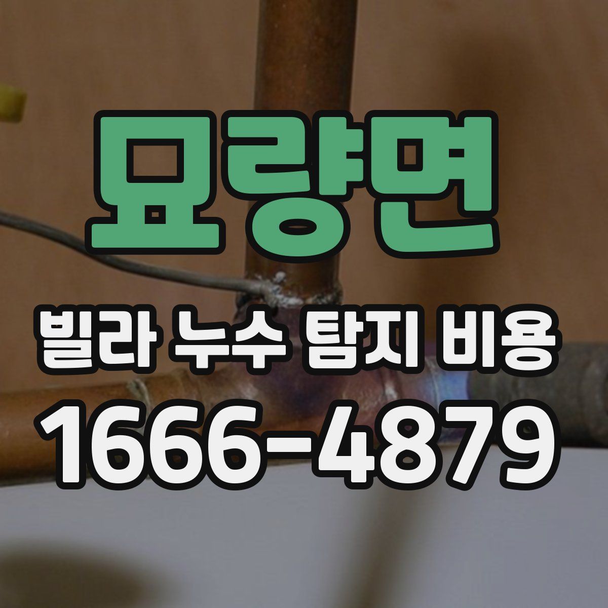 묘량면 빌라 누수 탐지 비용