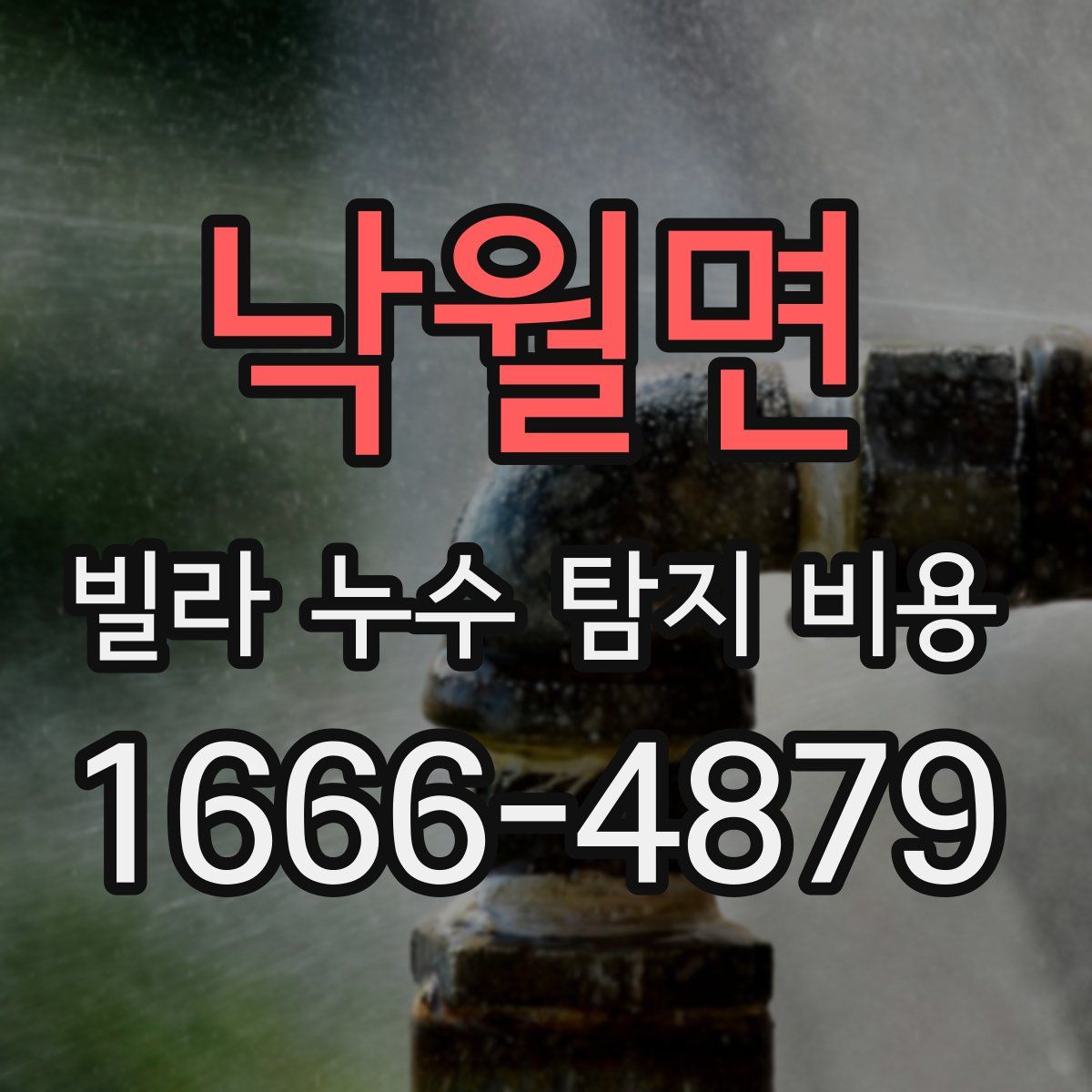 낙월면 빌라 누수 탐지 비용