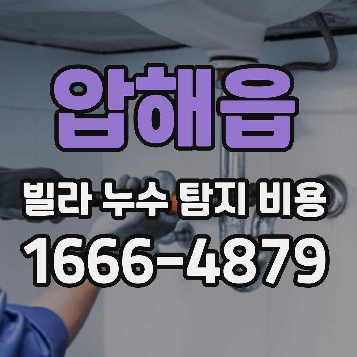 압해읍 빌라 누수 탐지 비용