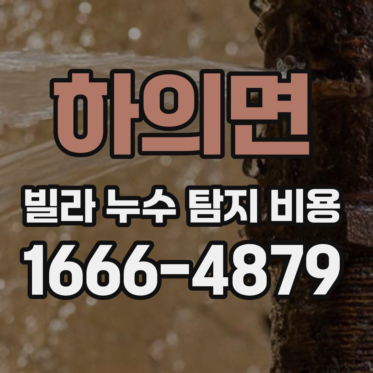 하의면 빌라 누수 탐지 비용