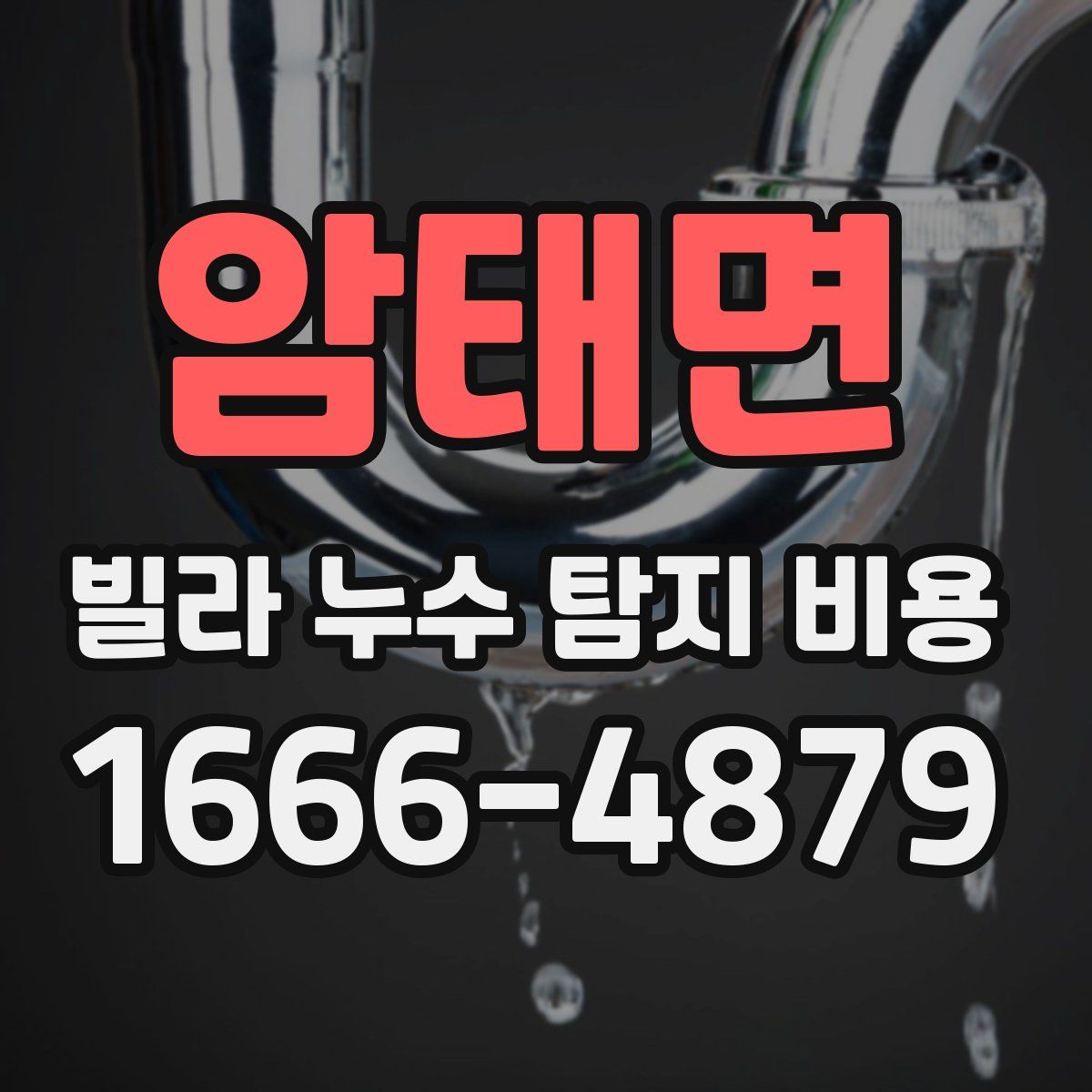 암태면 빌라 누수 탐지 비용