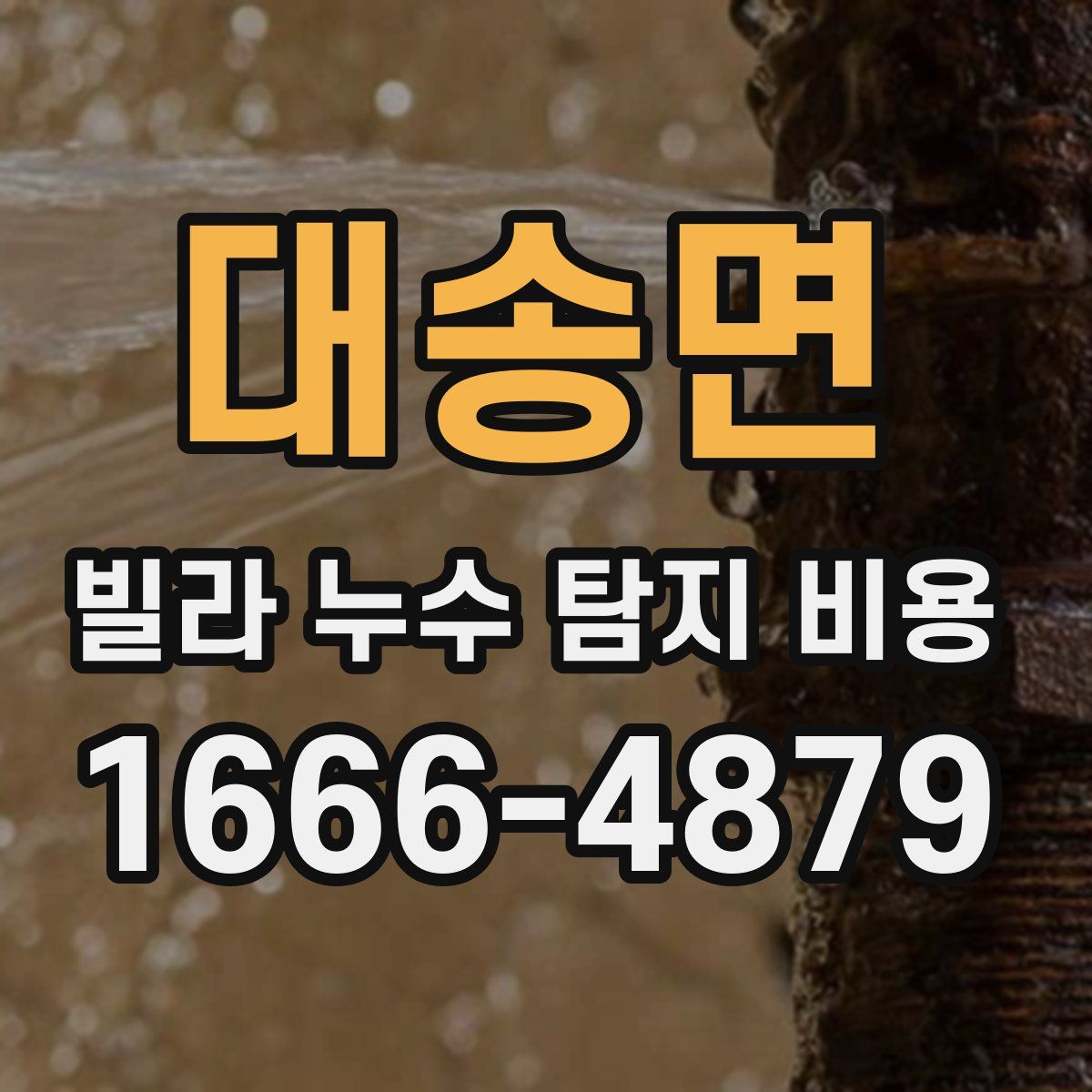 대송면 빌라 누수 탐지 비용