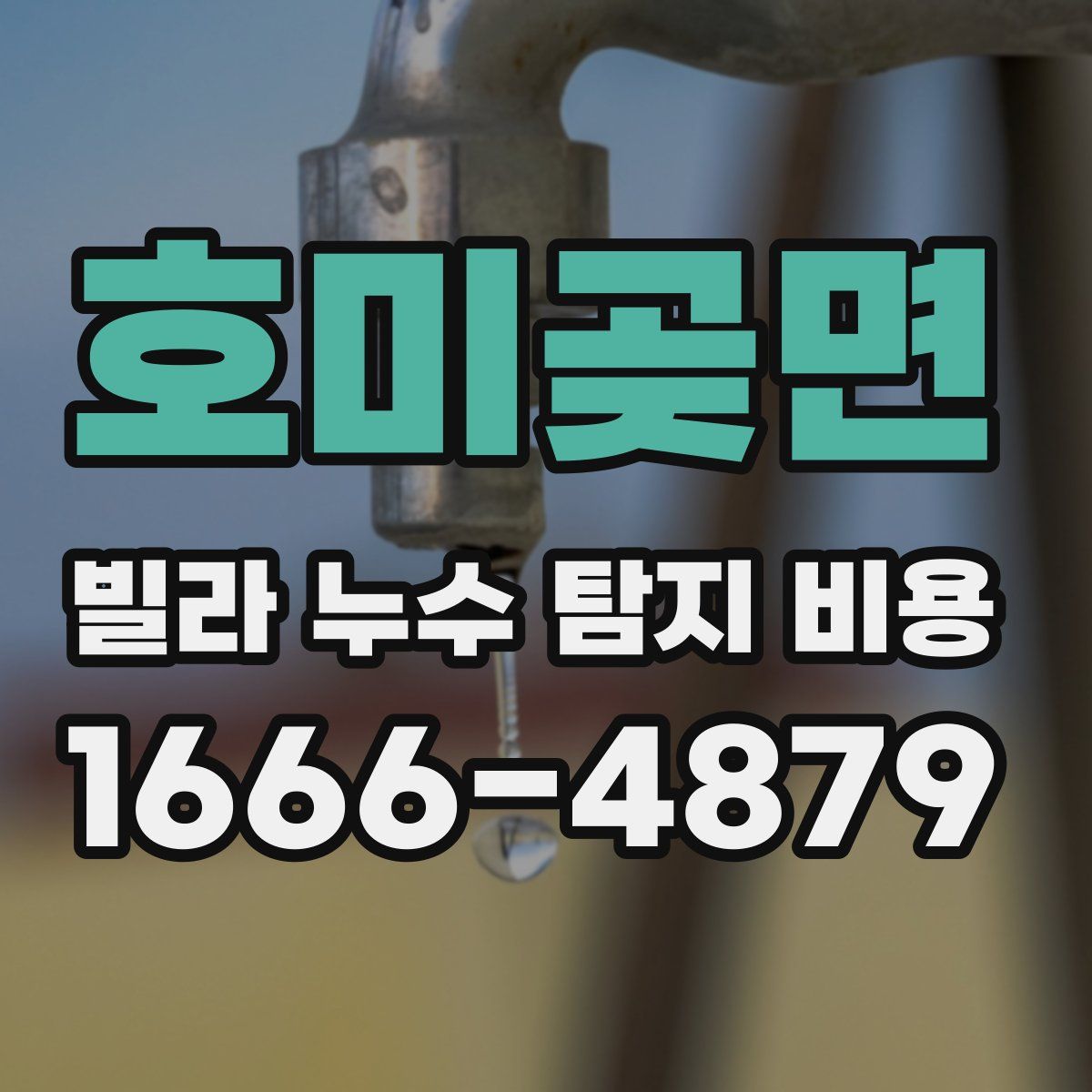 호미곶면 빌라 누수 탐지 비용