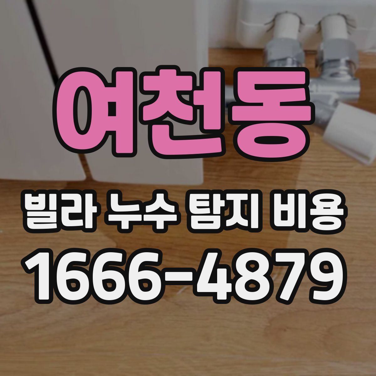 여천동 빌라 누수 탐지 비용