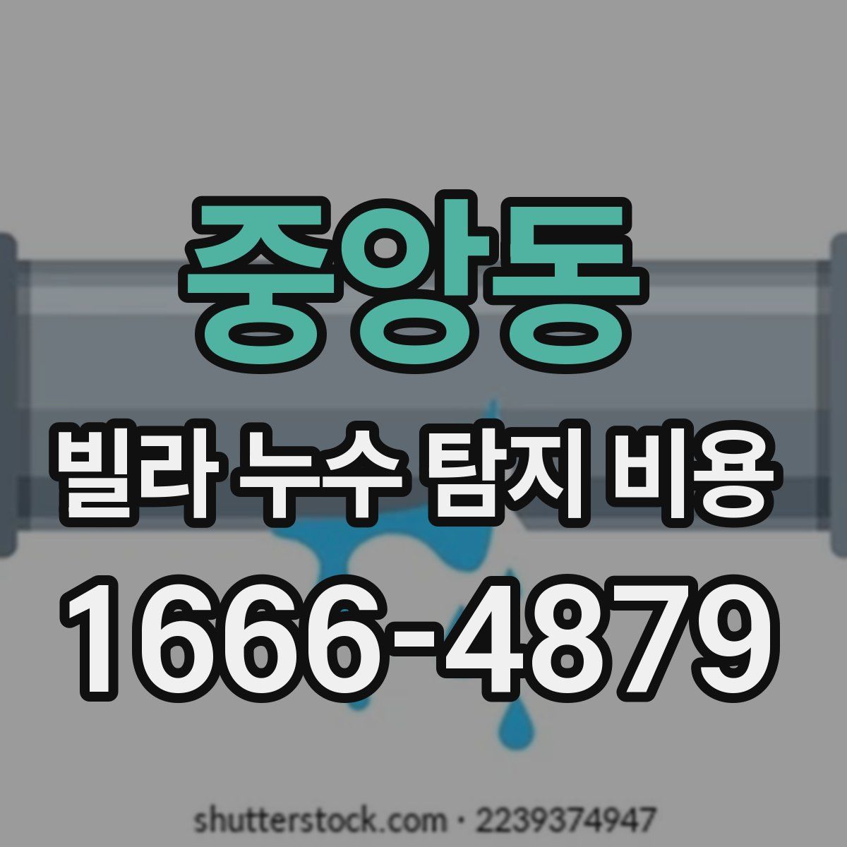 중앙동 빌라 누수 탐지 비용