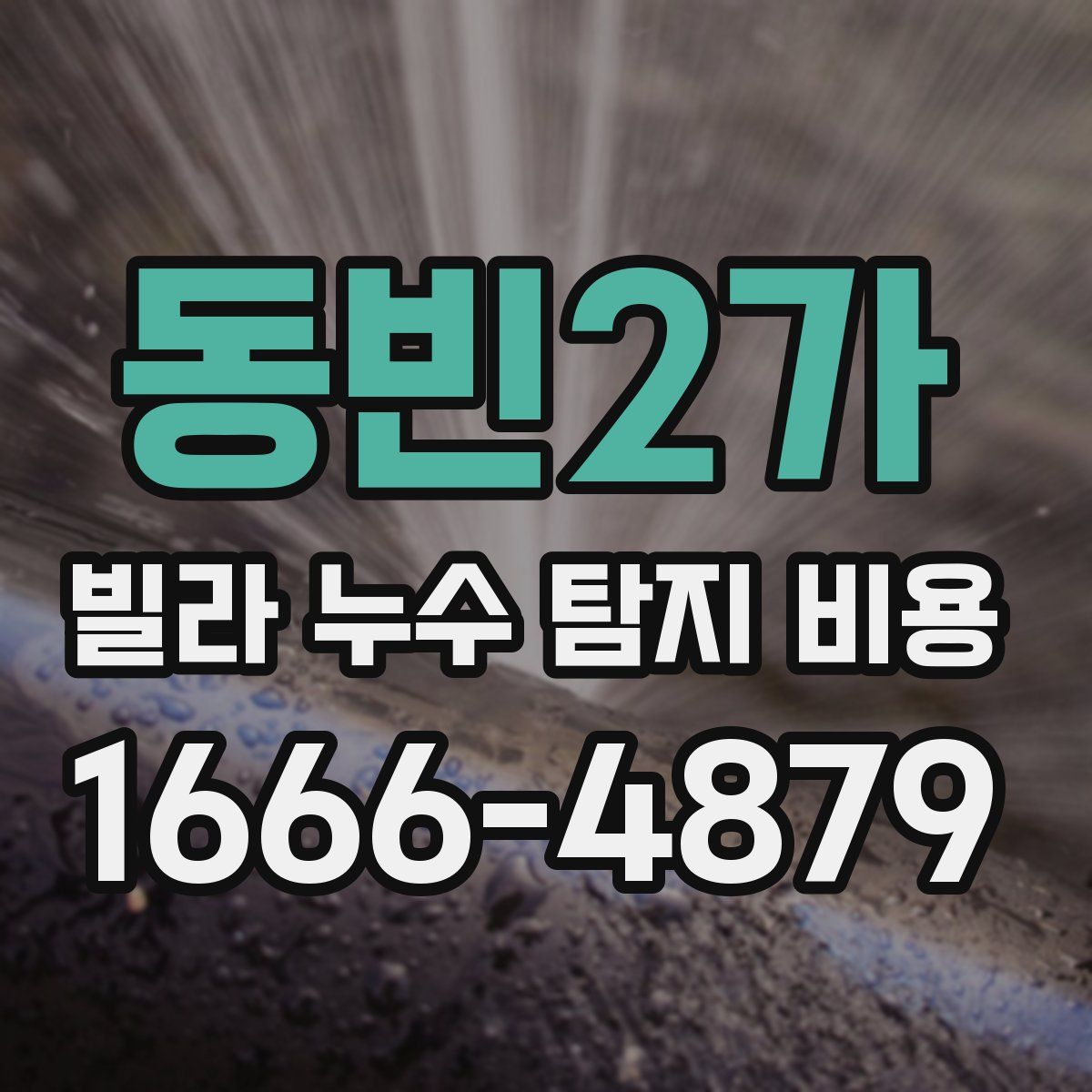 동빈2가 빌라 누수 탐지 비용