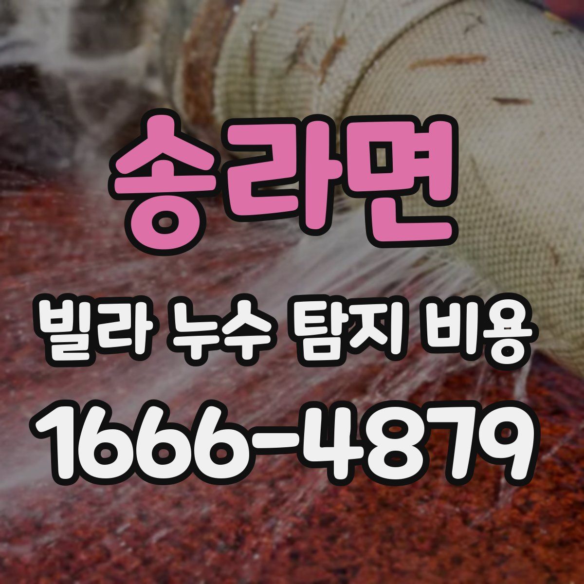 송라면 빌라 누수 탐지 비용