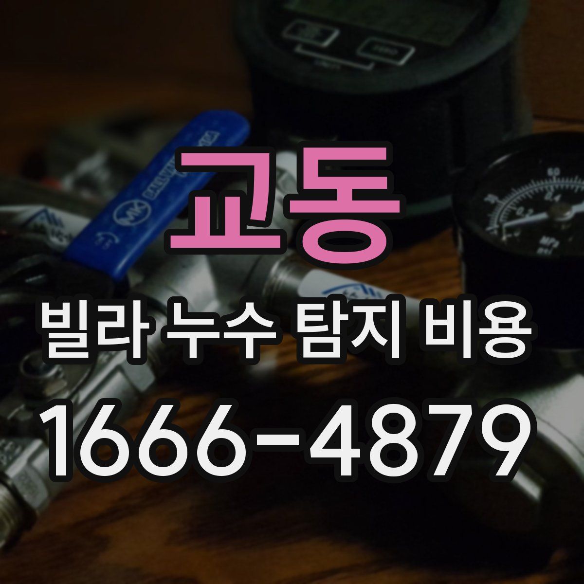 교동 빌라 누수 탐지 비용