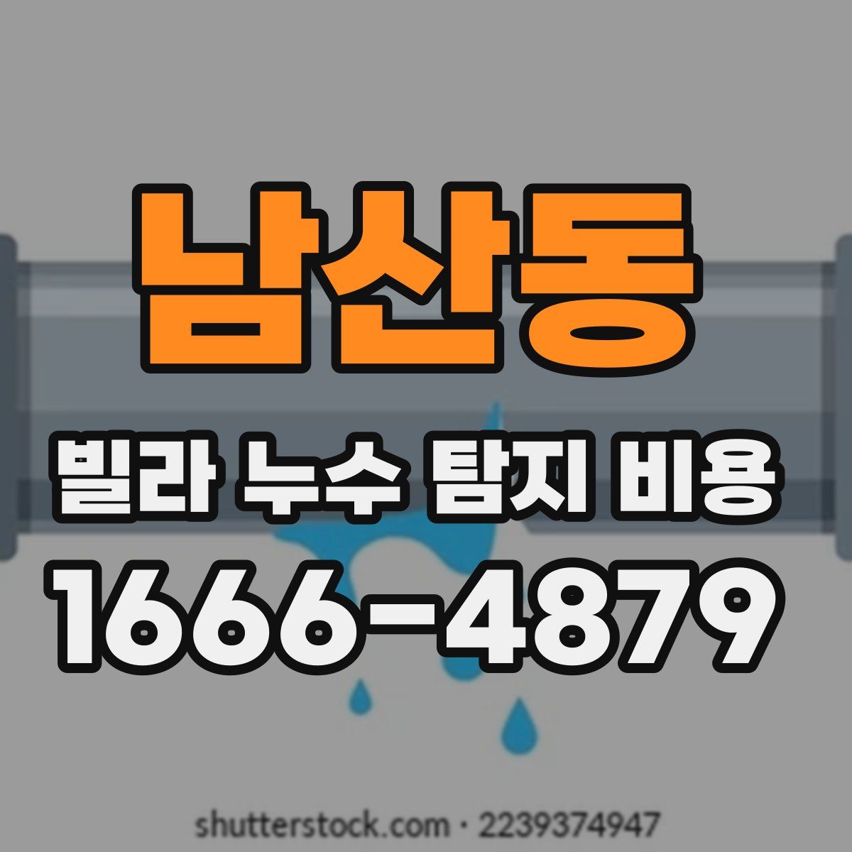 남산동 빌라 누수 탐지 비용