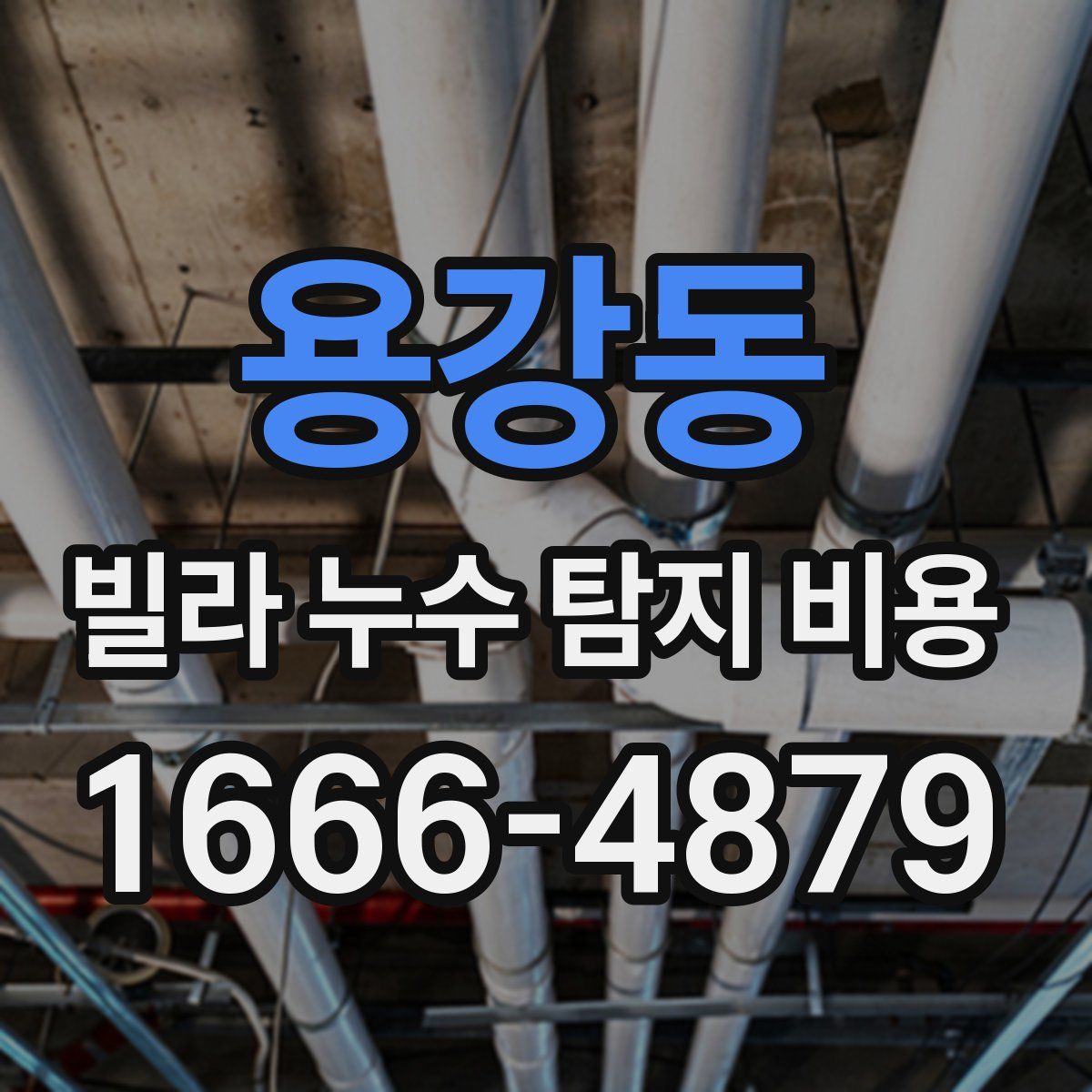용강동 빌라 누수 탐지 비용