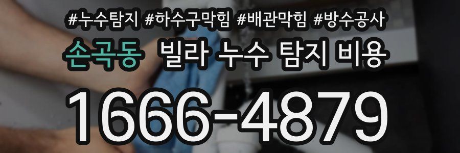 손곡동 빌라 누수 탐지 비용