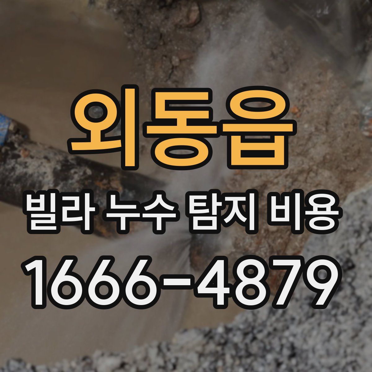 외동읍 빌라 누수 탐지 비용