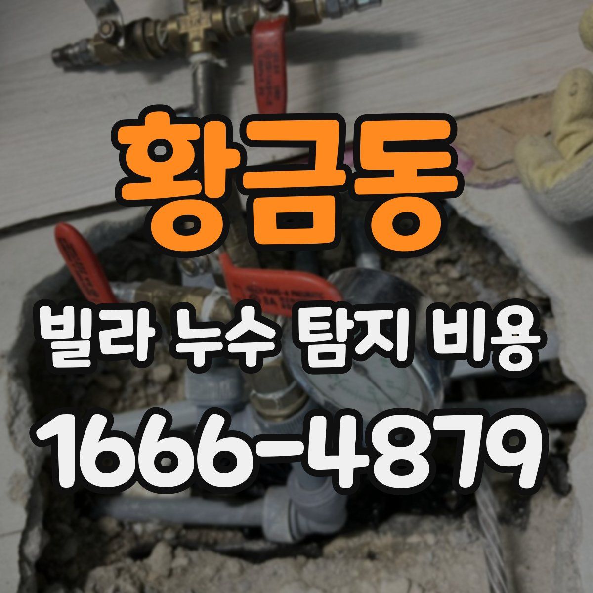 황금동 빌라 누수 탐지 비용