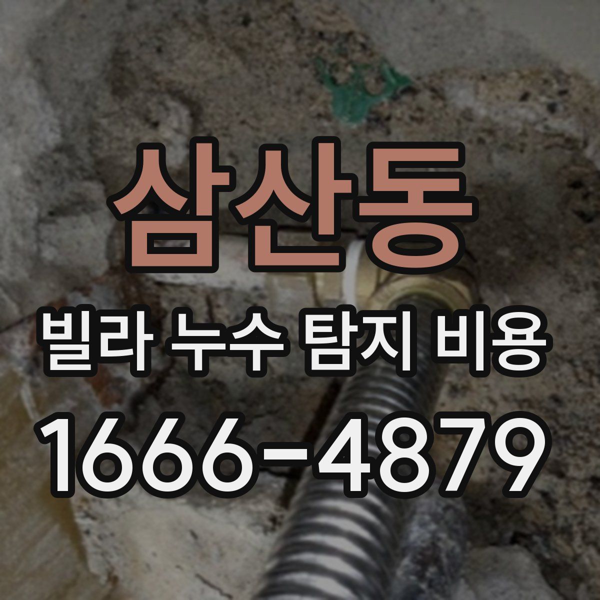삼산동 빌라 누수 탐지 비용