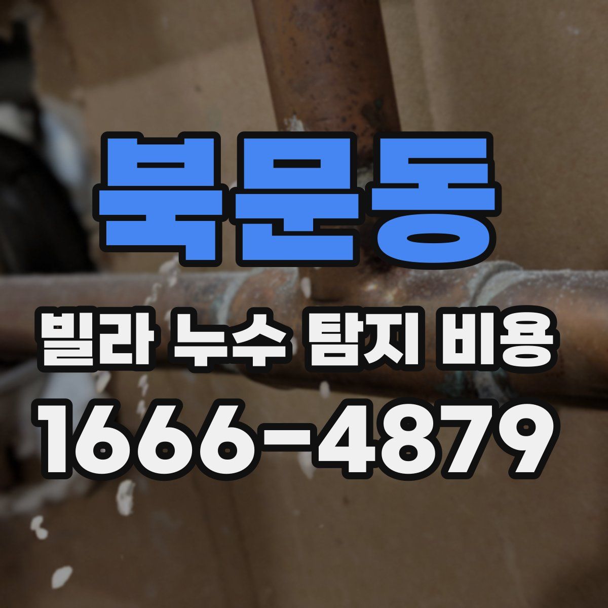 북문동 빌라 누수 탐지 비용