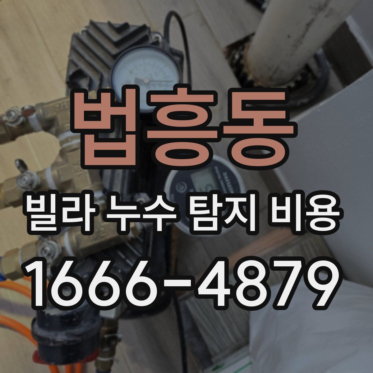 법흥동 빌라 누수 탐지 비용