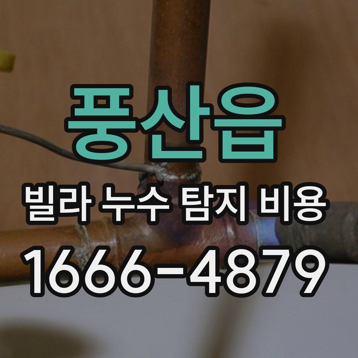 풍산읍 빌라 누수 탐지 비용