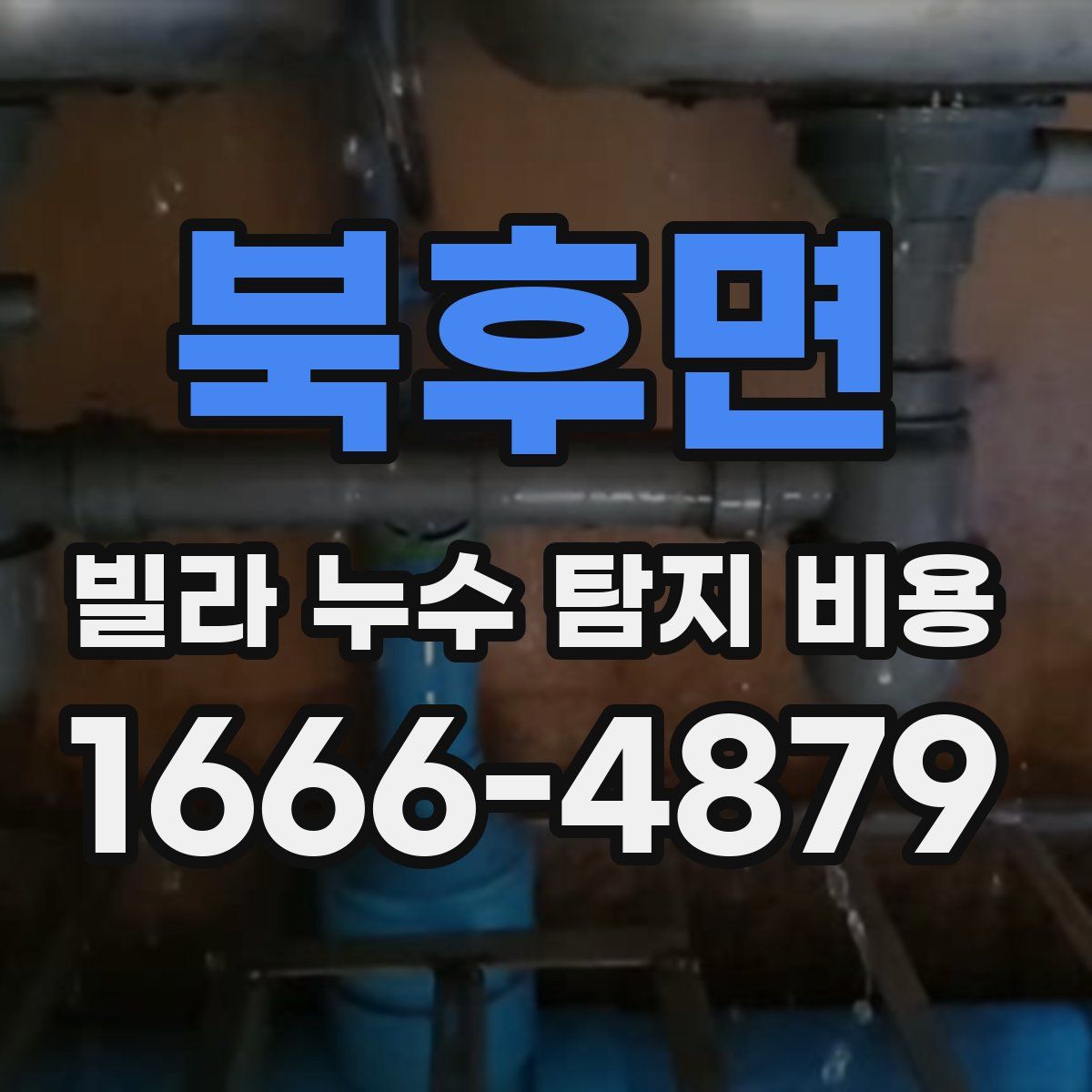 북후면 빌라 누수 탐지 비용
