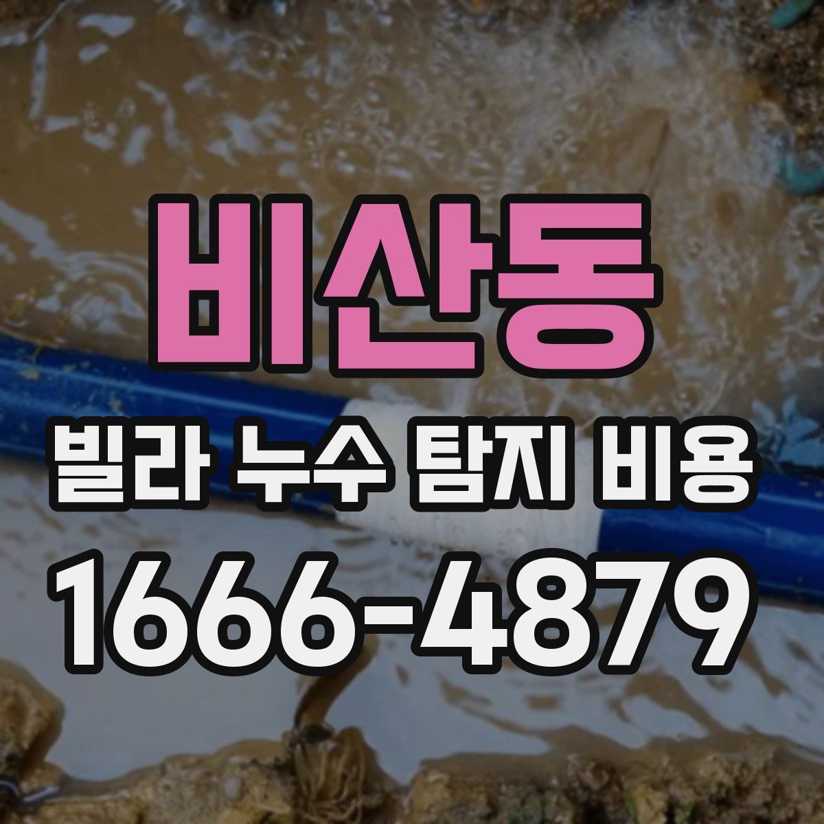 비산동 빌라 누수 탐지 비용