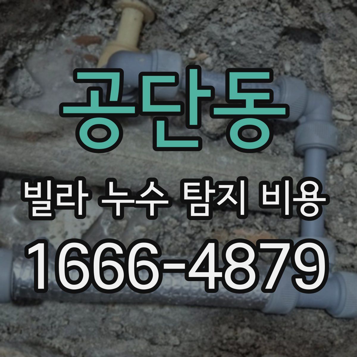 공단동 빌라 누수 탐지 비용