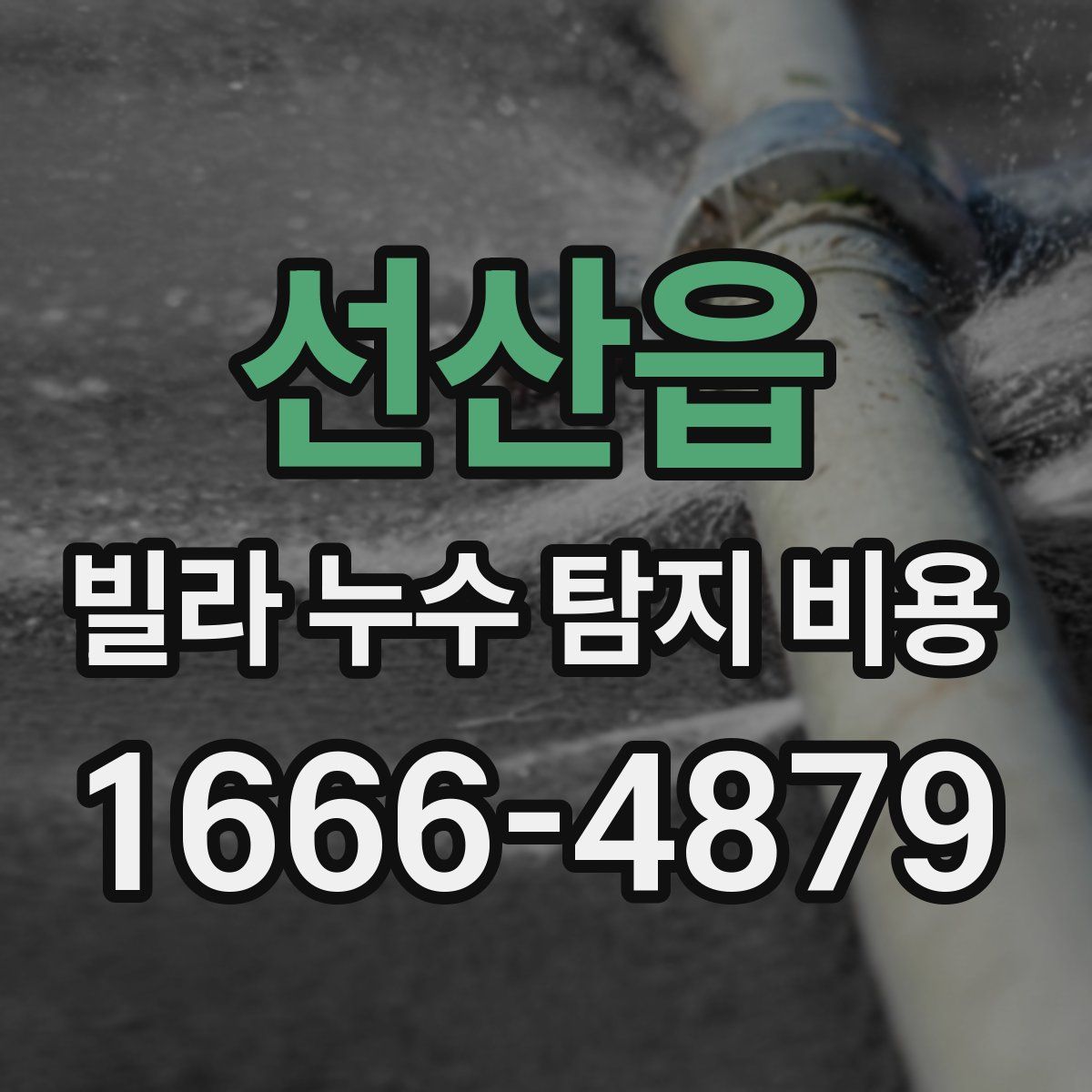 선산읍 빌라 누수 탐지 비용